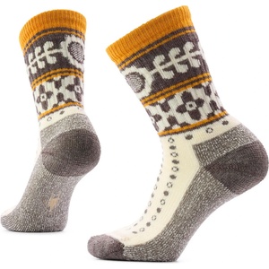 Smartwool Дамски спортни чорапи Smartwool Women's Everyday Cozy Retro Sunflower Crew Sports socks - Natural - размер 38-41 (EU) (207-2013-0112)