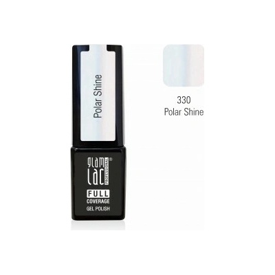GlamLac Gel lak modrý 330 Polar Shine 6 ml