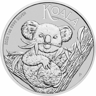Perth Mint Strieborná minca Koala 2026 1 oz