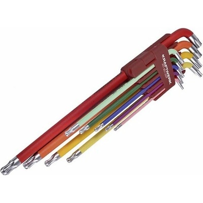 Kraftwerk Sada klíčů Torx T10-T50 s kuličkou dlouhé 9ks KR-307.801.009