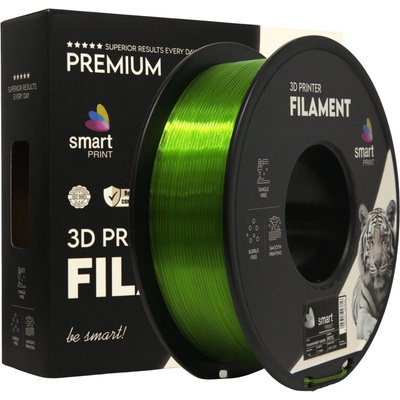 Smart Print FG-S198-E1, 3D филамент, PETG, 1, 75mm, 1000g, Прозрачно зелен (Transparent green) (FG-S198-E1)