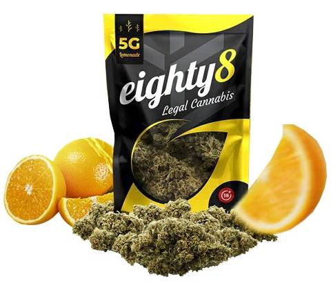 Eighty8 CBD Kvety - Lemonade 5g