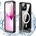 4smarts Magsafe Водоустойчив Калъф за iPhone 14, 4Smarts Active Pro Stark Case, Черен (452053)