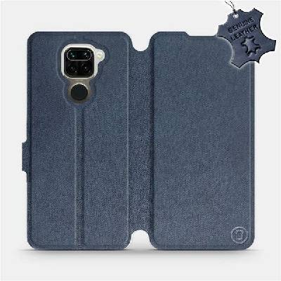 Pouzdro Mobiwear Luxusní flip Xiaomi Redmi Note 9 kožené Modré