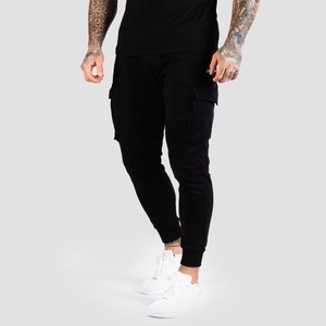 GymBeam Мъжко спортно долнище TRN Black M