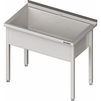 Stalgast Nerezový veľkokapacitný drez na nohách 700x600x850 mm, hĺbka: 300 mm 981336070