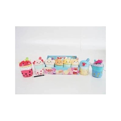 EPEE Bubble Tea Mascot Bablusie 21 cm Strawberry Creation Axolotl