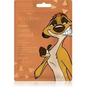 Mad Beauty Lion King Timon платнена маска за интензивна хидратация 25ml