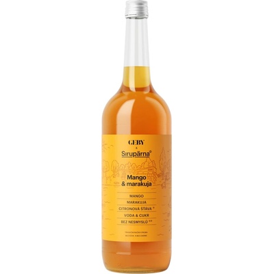 Sirupárna Domácí Mango & Marakuja Sirup 1 l
