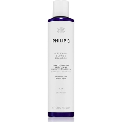 Philip B Philip B. Icelandic Blonde шампоан за руса и сива коса 220ml