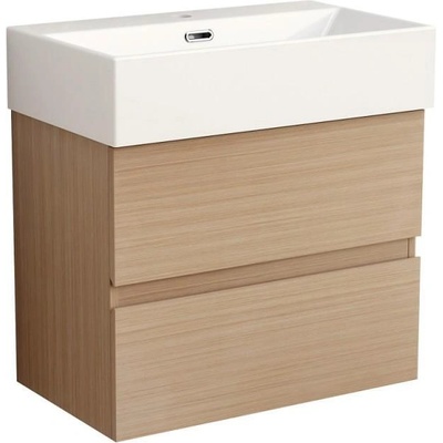 Inter Ceramic Конзолен PVC шкаф, COMPACT 5846 + УМИВ. 6036W, Inter Ceramic, 34х47х58.5см (5846 + УМИВ. 6036W)