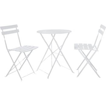 Градински комплект 1+2 obax бял