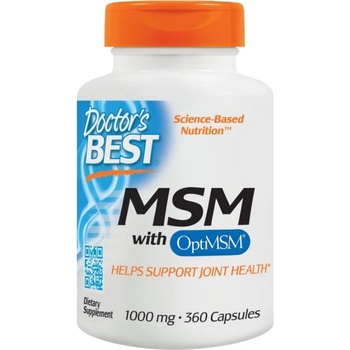 Image 1 of Doctor's Best BEST MSM 1000 mg | With OptiMSM [360 капсули]