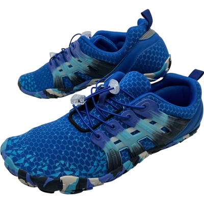 Superun Pánske modré športové barefoot topánky Modrá