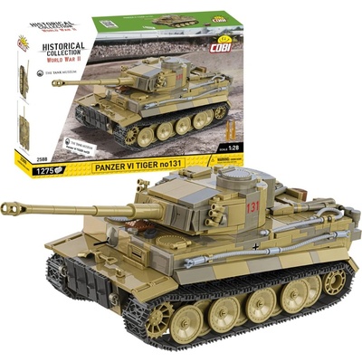 COBI 2588 II WW Panzer VI Tiger no 131, 1:28, 1275 k