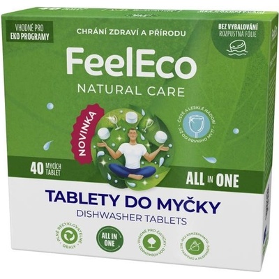 Feel Eco Tablety do umývačky FeelEco All in One 40 ks