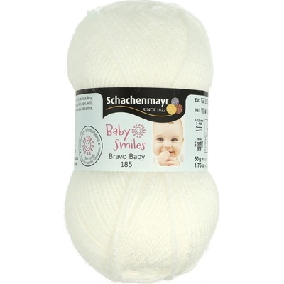 Schachenmayr Bravo Baby 185 biela 01001