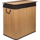 Koše na prádlo G21 150 l bambusový s hnědým košem KPG21BAM2NB