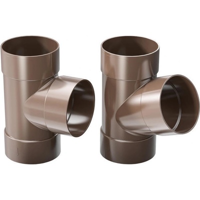 Gutta Aqua Plastové napojení do svodu 63 mm hnědá