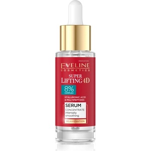 Eveline Cosmetics Super Lifting 4D 8% complex изглаждащ серум 30ml