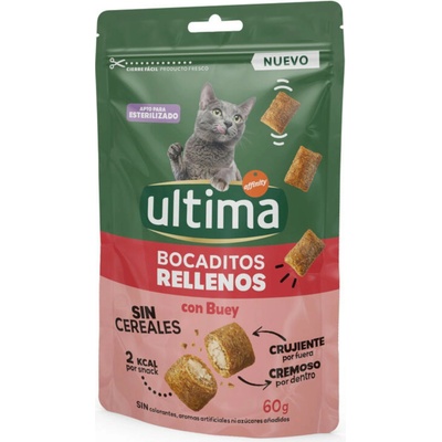 Affinity Ultima Ultima Snacks plnené kúsky s hovädzím 60 g