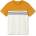 TWOTHIRDS Мъжка тениска TWOTHIRDS Plavi T-shirt - Ecru / Mustard (216-7655-0111)
