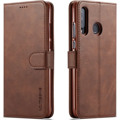 Imeeke Peněženkový obal Huawei P30 Lite tmavě hnědý – Hledejceny.cz