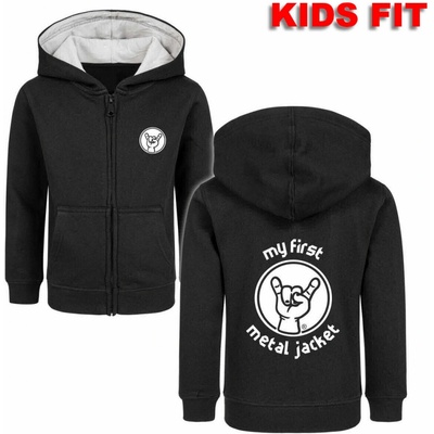 Metal-kids mikina s kapucňou black