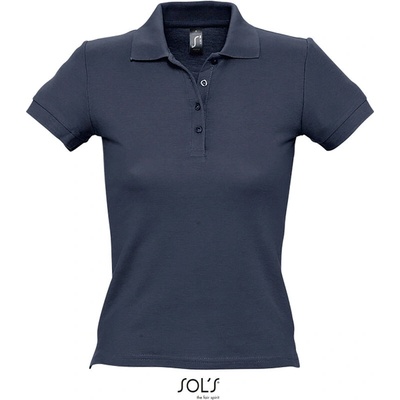 SOL's Collection Polokošile People krátký rukáv dámská COT-25131000201 Černá