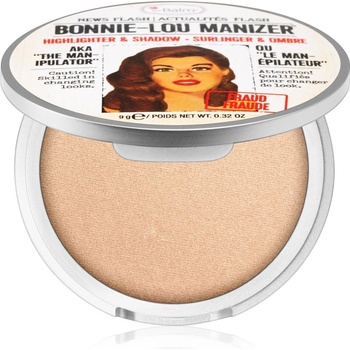 theBalm Lou Manizer Luminizer хайлайтър, руж и сенки в едно цвят Bonnie 9 гр