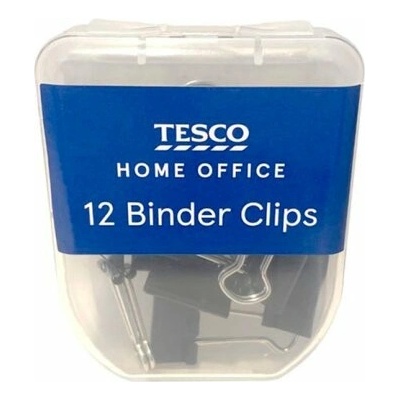Tesco Kancelárske klipsy 12 ks