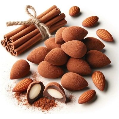 IBK Trade Mandle v mléčné čokoládě obalené skořicí 500 g