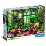 Clementoni -CLE puzzle 1000 Compact TheGreenhouseLibrary 39936