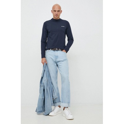 Calvin Klein tričko s dlouhým rukávem tmavoK10K110179.9BYY modrá