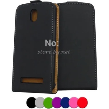 Image 1 of HTC Desire 610 Флип2 Кожен Калъф + Протектор