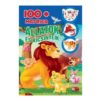 Állatok és kicsinyeik - 100+matrica