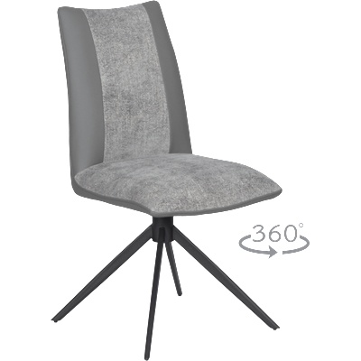 Carmen Трапезен стол tulsa - тъмносив