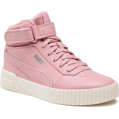 PUMA Сникърси Puma Carina 2.0 Mid WTR Jr 387380 03 Future Pink-Puma Silver-Alpine Snow (Carina 2.0 Mid WTR Jr 387380 03)