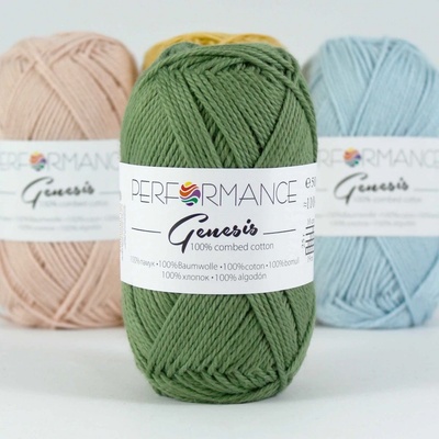 Performance Bavlněná příze Genesis 2178 - zelená 50g 110m