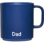 Design Letters Чаша с дръжка Favourite Dad морскосиня (10101008MBDAD)