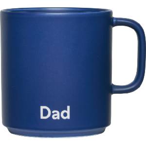 Design Letters Чаша с дръжка Favourite Dad морскосиня (10101008MBDAD)