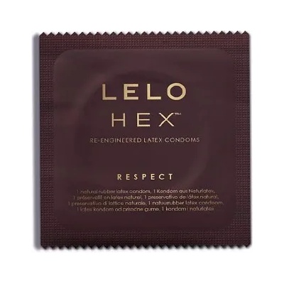 Lelo Hex Луксозни презервативи Lelo HEX Respect XL 3 бр
