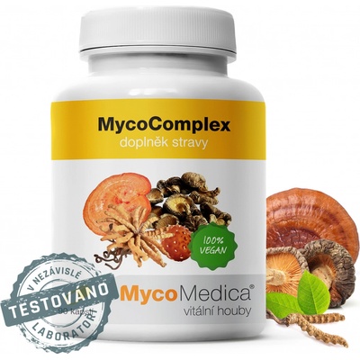 MycoMedica MycoComplex pre podporu imunitného systému a harmonizáciu všetkých orgánov v tele MycoMedica 90 kapsúl