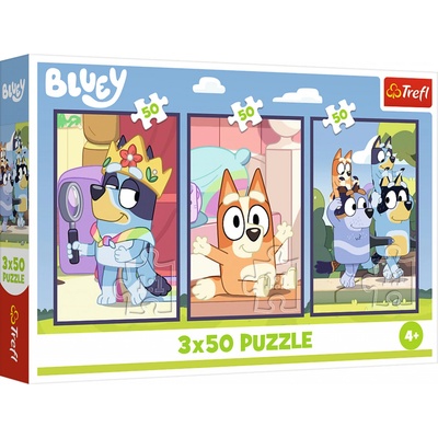 Trefl Bluey family 3 x 50 dílků