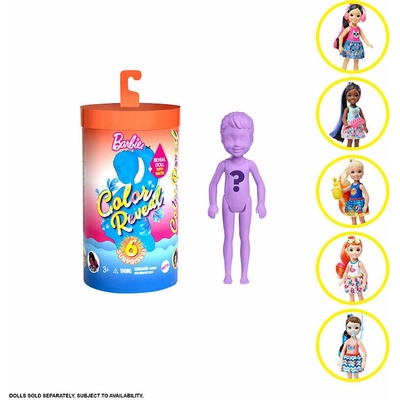 Barbie color reveal Chelsea vlna 2