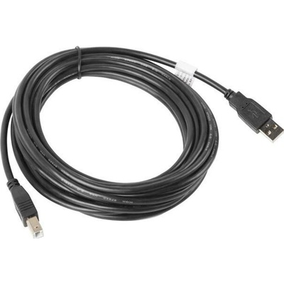 Lanberg CA-USBA-10CC-0050-BK USB 2.0, USB B, 5m, černý