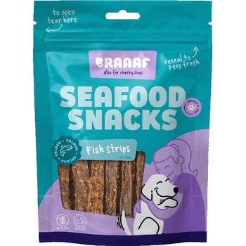 Braaaf Fish Strips losos 2 x 70 g