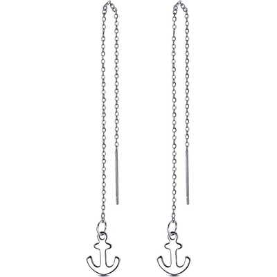 BRUNOshop.cz Provlékací řetízkové náušnice KOTVA S3693