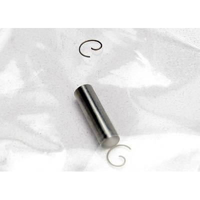 Traxxas Wrist pin, wrist pin clips (2) (TRX 3.3), TRX5291 (TRX5291)