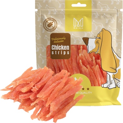 MERSJO Měkké kuřecí proužky doplněk zdravé výživy 500 g